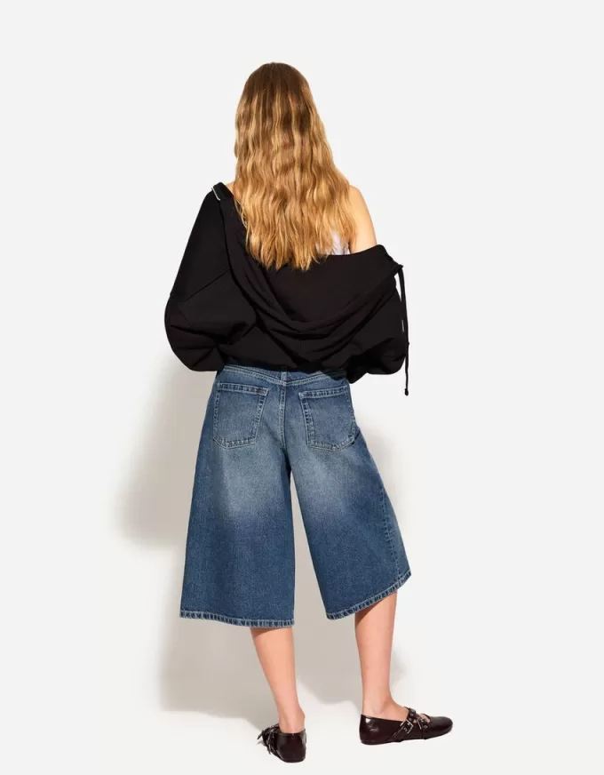 Baggy denim bermudashorts Baggy denim bermudashorts