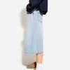 Baggy denim bermudashorts