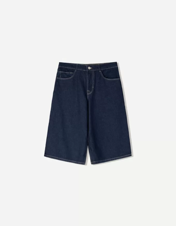 Baggy denim bermudashorts Baggy denim bermudashorts