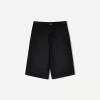 Baggy denim bermudashorts