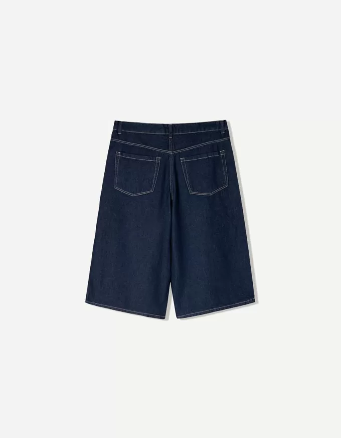 Baggy denim bermudashorts Baggy denim bermudashorts