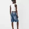 Baggy denim cargo bermudashorts Baggy denim cargo bermudashorts