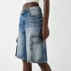 Baggy denim cargo bermudashorts Baggy denim cargo bermudashorts