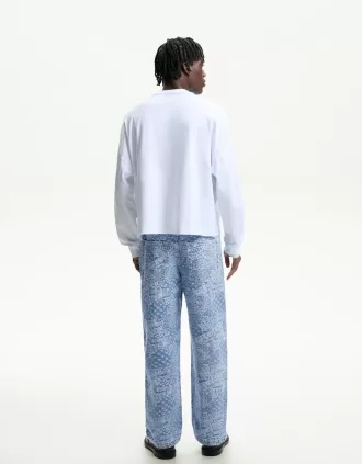 Baggy jacquardjeans