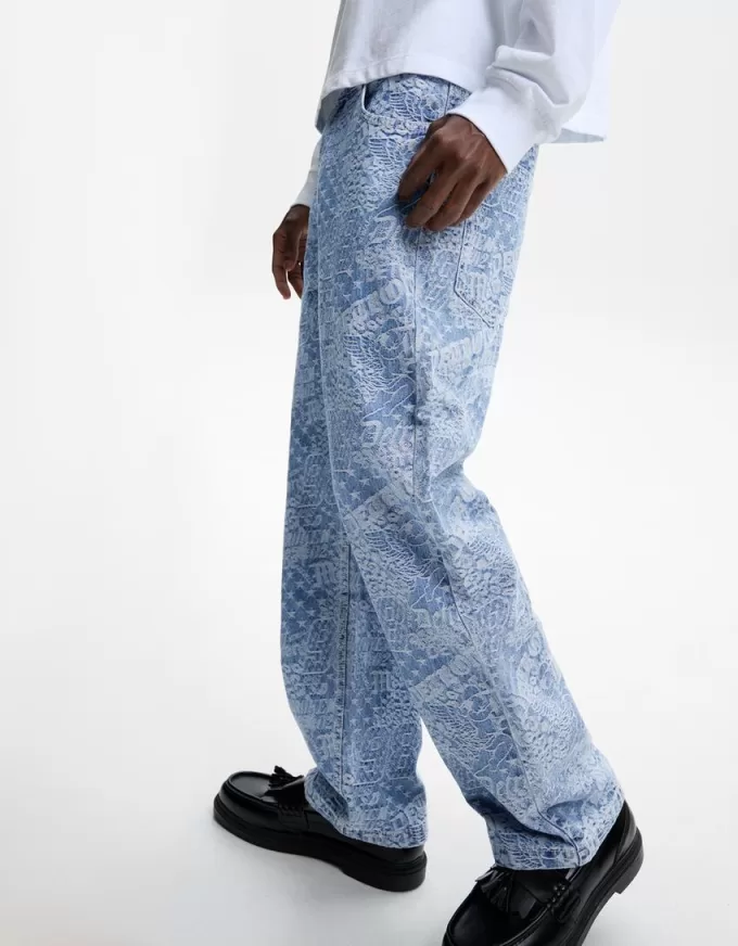 Baggy jacquardjeans Baggy jacquardjeans