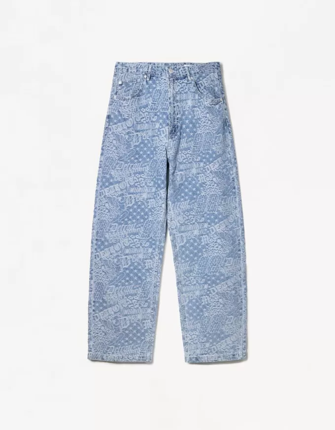 Baggy jacquardjeans Baggy jacquardjeans