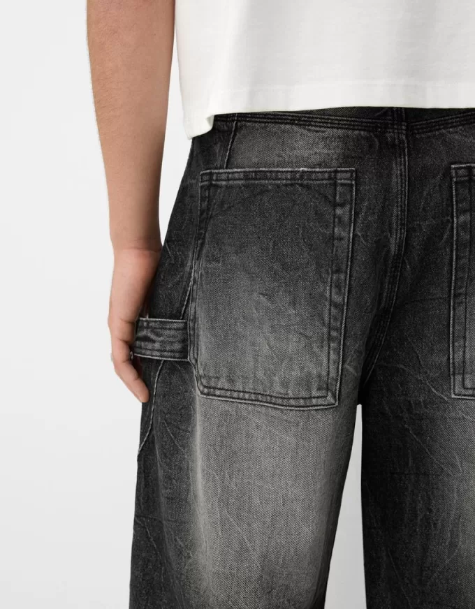 Baggy jeans med ballongpassform Baggy jeans med ballongpassform