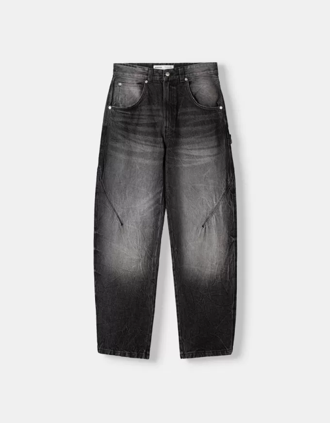 Baggy jeans med ballongpassform Baggy jeans med ballongpassform