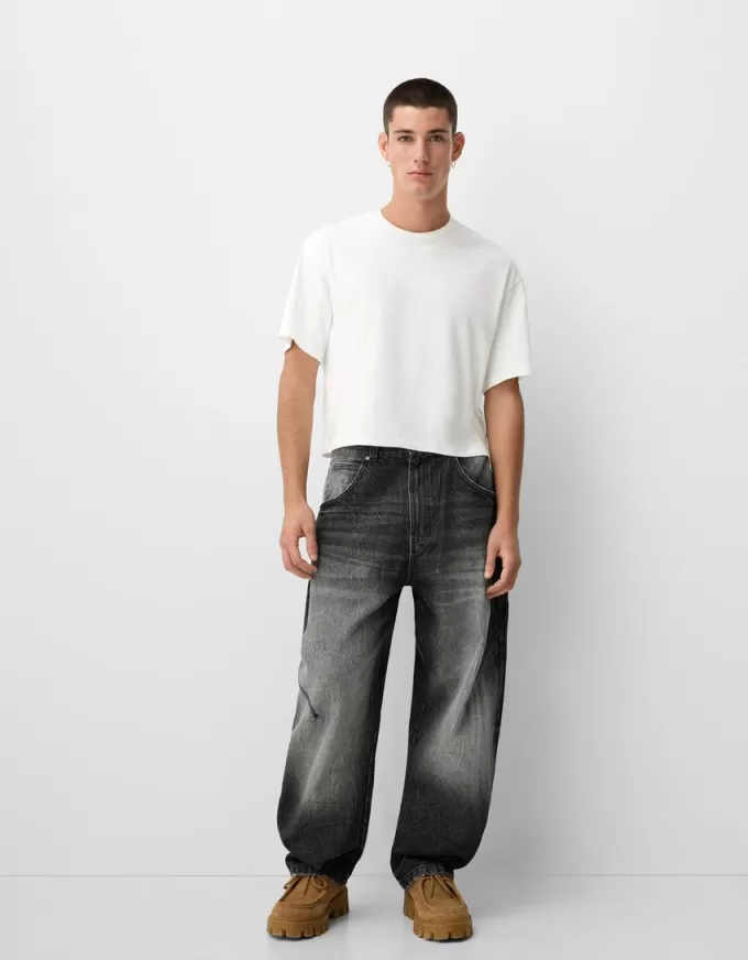 Baggy jeans med ballongpassform Baggy jeans med ballongpassform