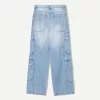 Baggy jeans med flera laster