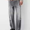 Baggy jeans med fransar Baggy jeans med fransar