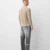 Baggy jeans med fransar Baggy jeans med fransar