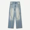 Baggy jeans med fransar Baggy jeans med fransar