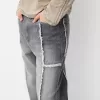 Baggy jeans med fransar Baggy jeans med fransar
