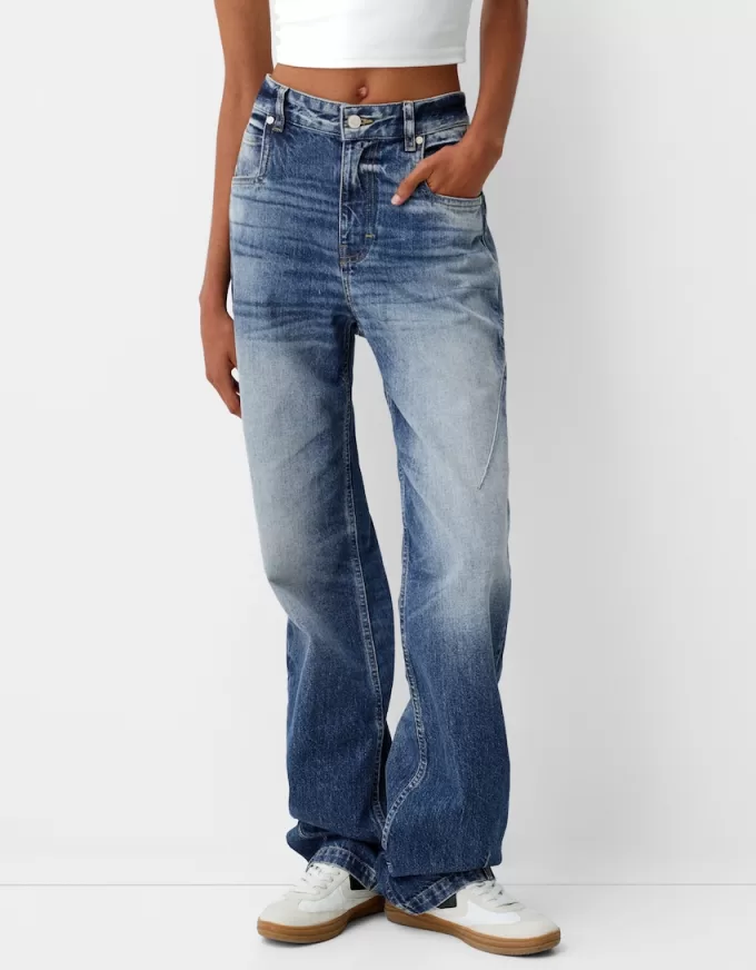 Baggy jeans med lös passform Baggy jeans med lös passform