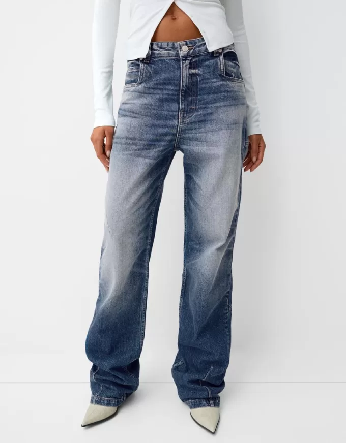 Baggy jeans med lös passform Baggy jeans med lös passform