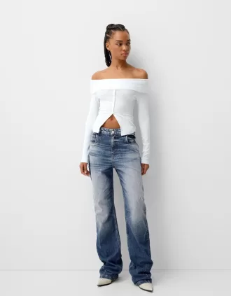 Baggy jeans med lös passform