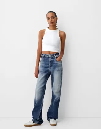 Baggy jeans med lös passform