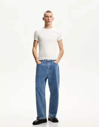 Baggy jeans med lös passform