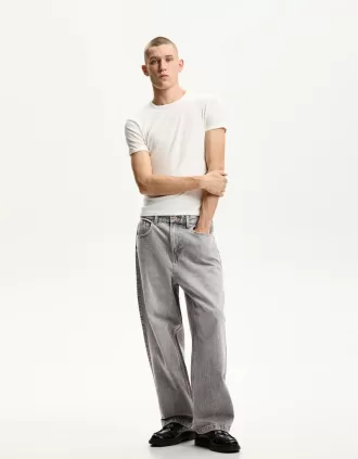 Baggy jeans med lös passform