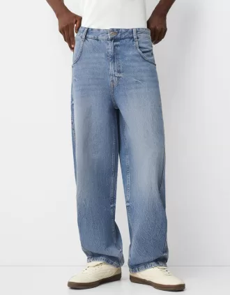 Baggy jeans med sömdetaljer Baggy jeans med sömdetaljer
