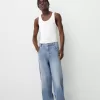 Baggy jeans med sömdetaljer Baggy jeans med sömdetaljer