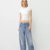 Baggy jeans med sömdetaljer Baggy jeans med sömdetaljer