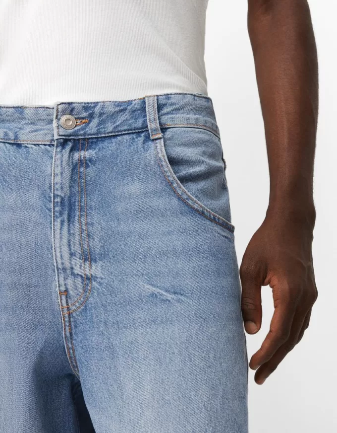 Baggy jeans med sömdetaljer Baggy jeans med sömdetaljer