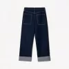 Baggy jeans med uppvikbara fållar Baggy jeans med uppvikbara fållar