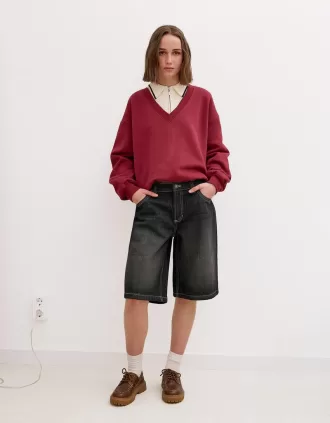 Baggy jeansshorts