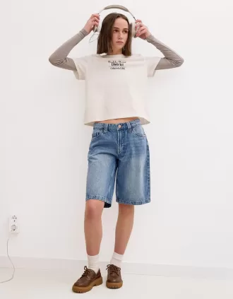 Baggy jeansshorts