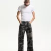 Baggy printade jeans Baggy printade jeans