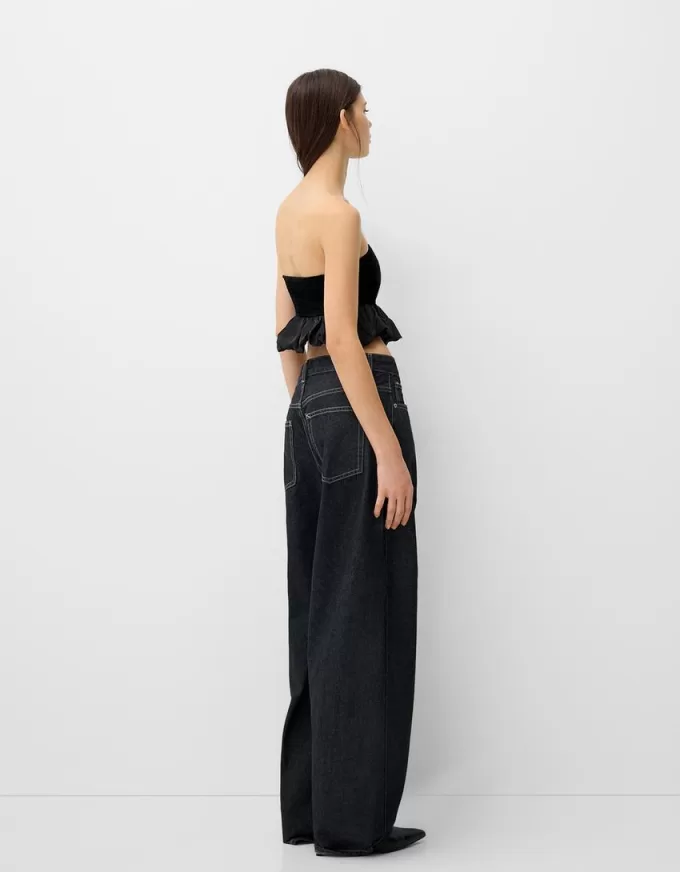 Bandeau topp i sammet Bandeau topp i sammet