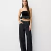 Bandeau topp i sammet Bandeau topp i sammet