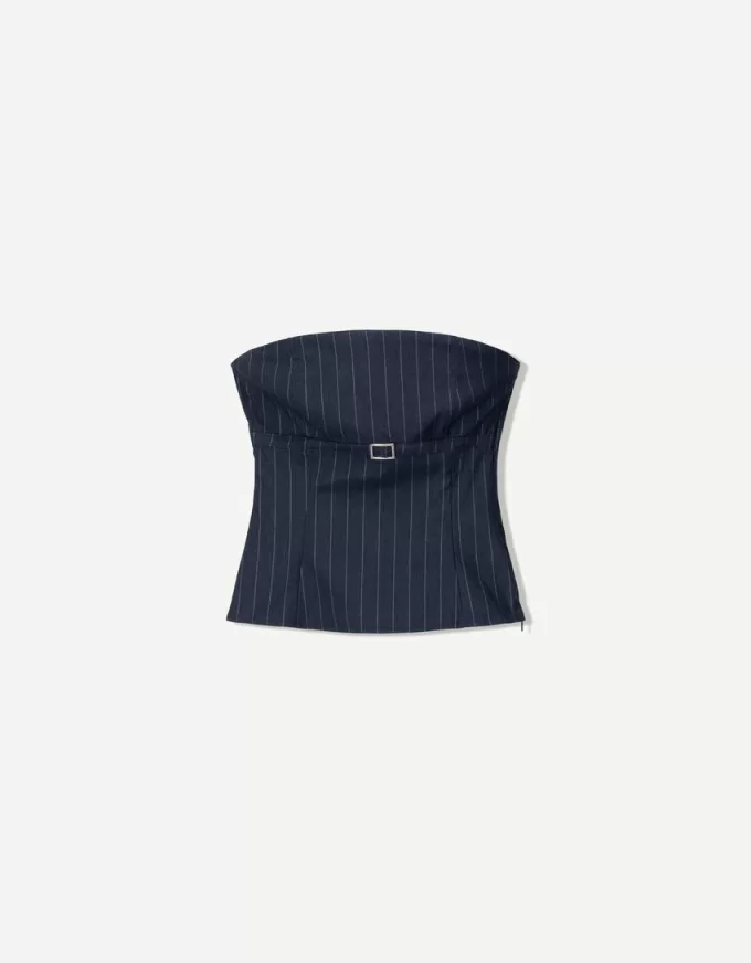 Bandeau topp med bälte