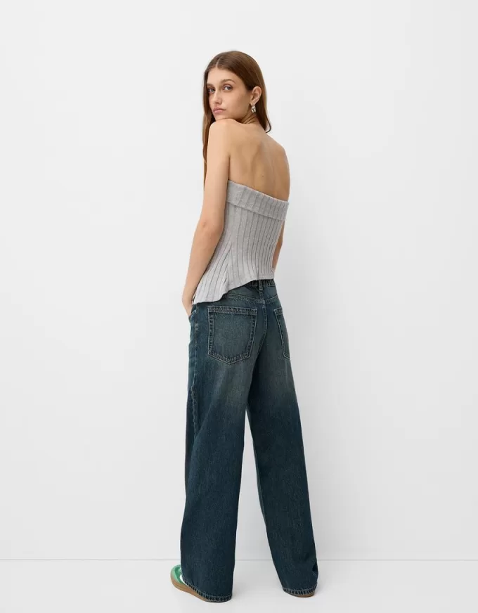Bandeau-topp med sidoslits Bandeau-topp med sidoslits