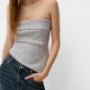 Bandeau-topp med sidoslits Bandeau-topp med sidoslits