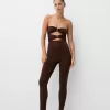 Bandeau utskuren jumpsuit Bandeau utskuren jumpsuit