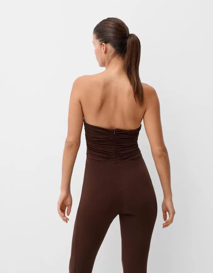 Bandeau utskuren jumpsuit Bandeau utskuren jumpsuit