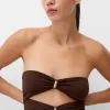 Bandeau utskuren jumpsuit Bandeau utskuren jumpsuit
