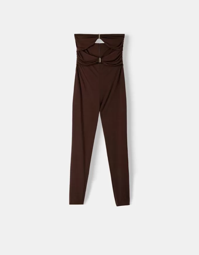 Bandeau utskuren jumpsuit Bandeau utskuren jumpsuit