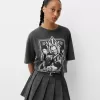 Beershka x Beetlejuice T-shirt med tryck Beershka x Beetlejuice T-shirt med tryck