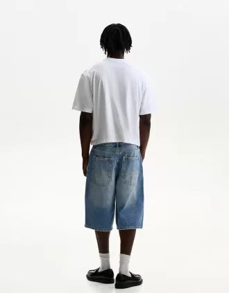 Bermudashorts för skejtare i jeans
