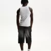 Bermudashorts för skejtare i jeans Bermudashorts för skejtare i jeans