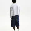 Bermudashorts för skejtare i jeans Bermudashorts för skejtare i jeans