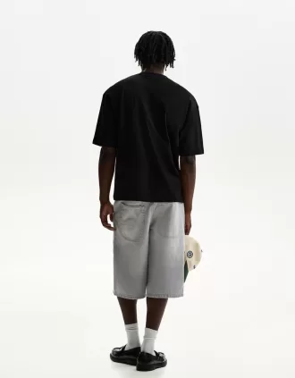 Bermudashorts för skejtare i jeans