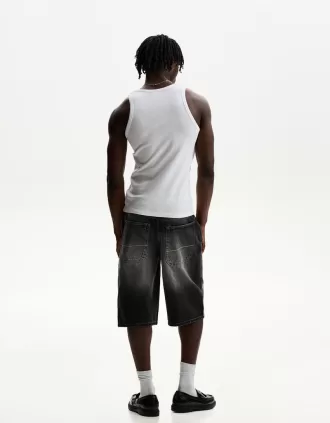 Bermudashorts för skejtare i jeans