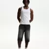Bermudashorts för skejtare i jeans Bermudashorts för skejtare i jeans