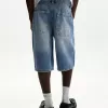 Bermudashorts för skejtare i jeans Bermudashorts för skejtare i jeans