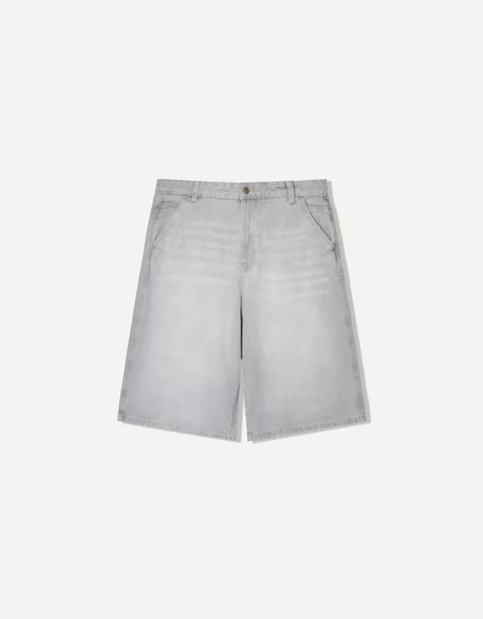 Bermudashorts för skejtare i jeans Bermudashorts för skejtare i jeans